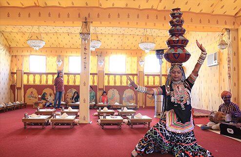 Folk dance performance